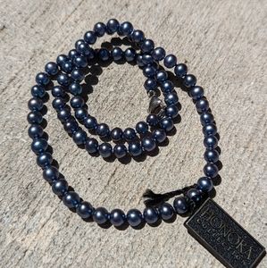 Sterling Silver Honora Pearl Necklace